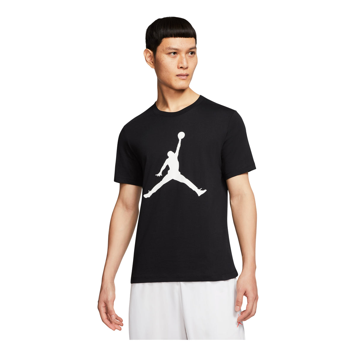 Air Jordan Men's Logo Print Crew Neck Black CJ0921-011