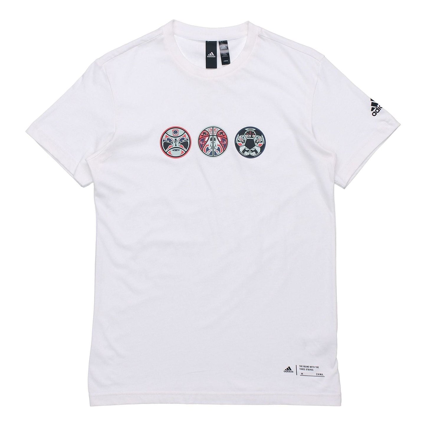 adidas GFX T CHINA Short-sleeve Tee Men White FT2849