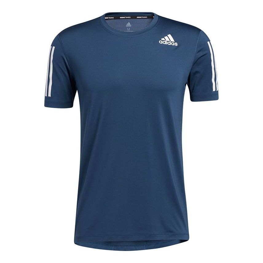 adidas TF Turf SS FTD 3S Sports Short Sleeve Navy Blue GM0507
