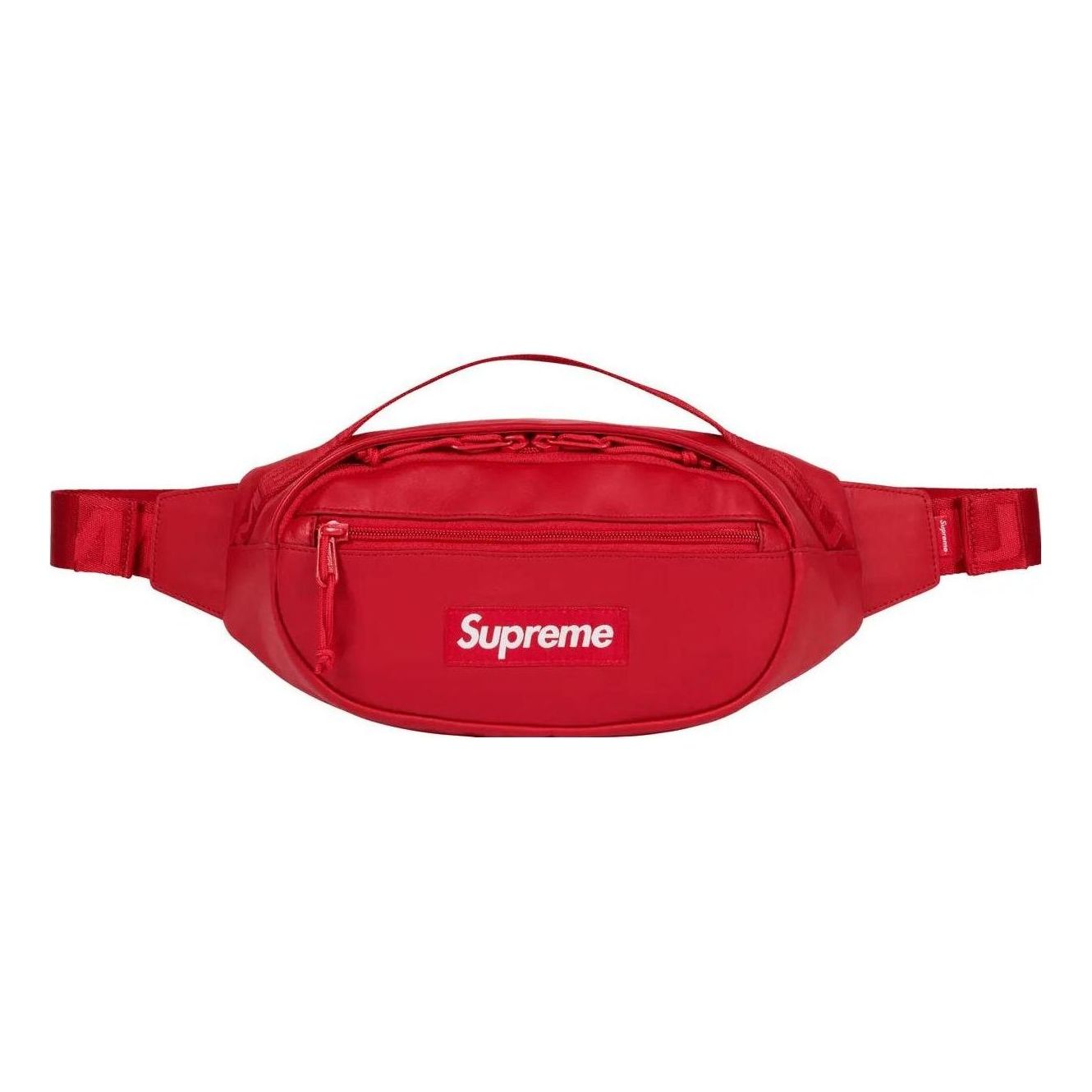 Supreme Leather Shoulder Bag 'Red' SUP-FW23-0831