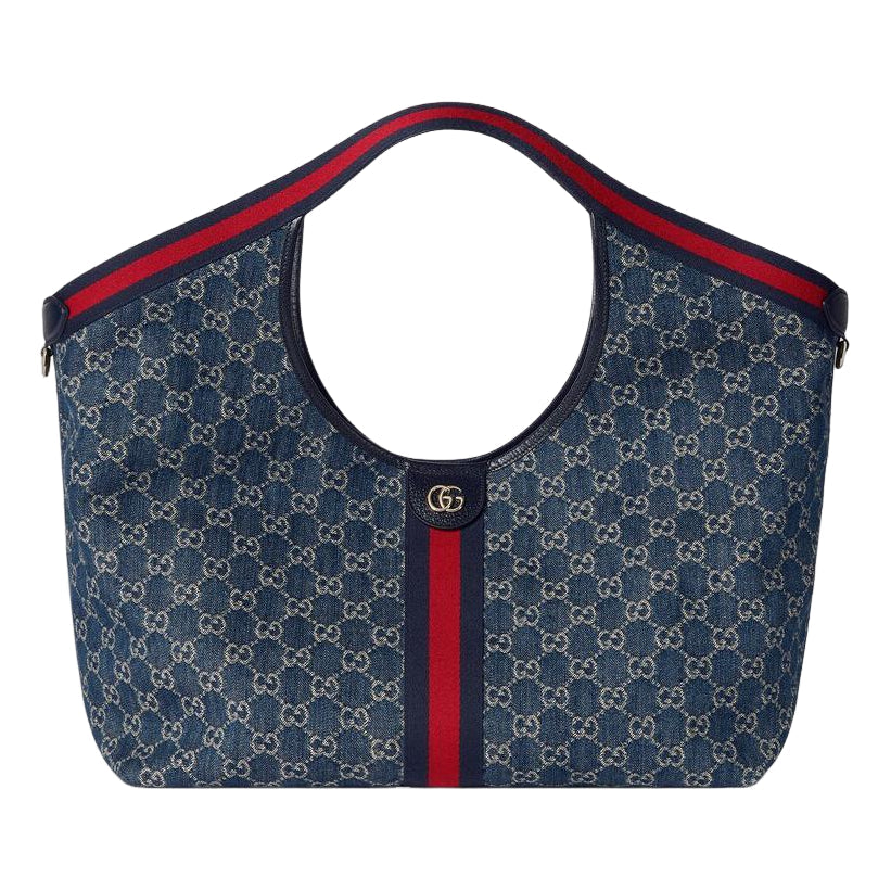 (WMNS) Gucci Giglio Large Tote Bag 'Blue White' 853971-FAFFQ-8864