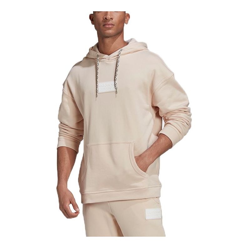 adidas originals Double Badge Casual Sports Sweater Men's Beige GN3311
