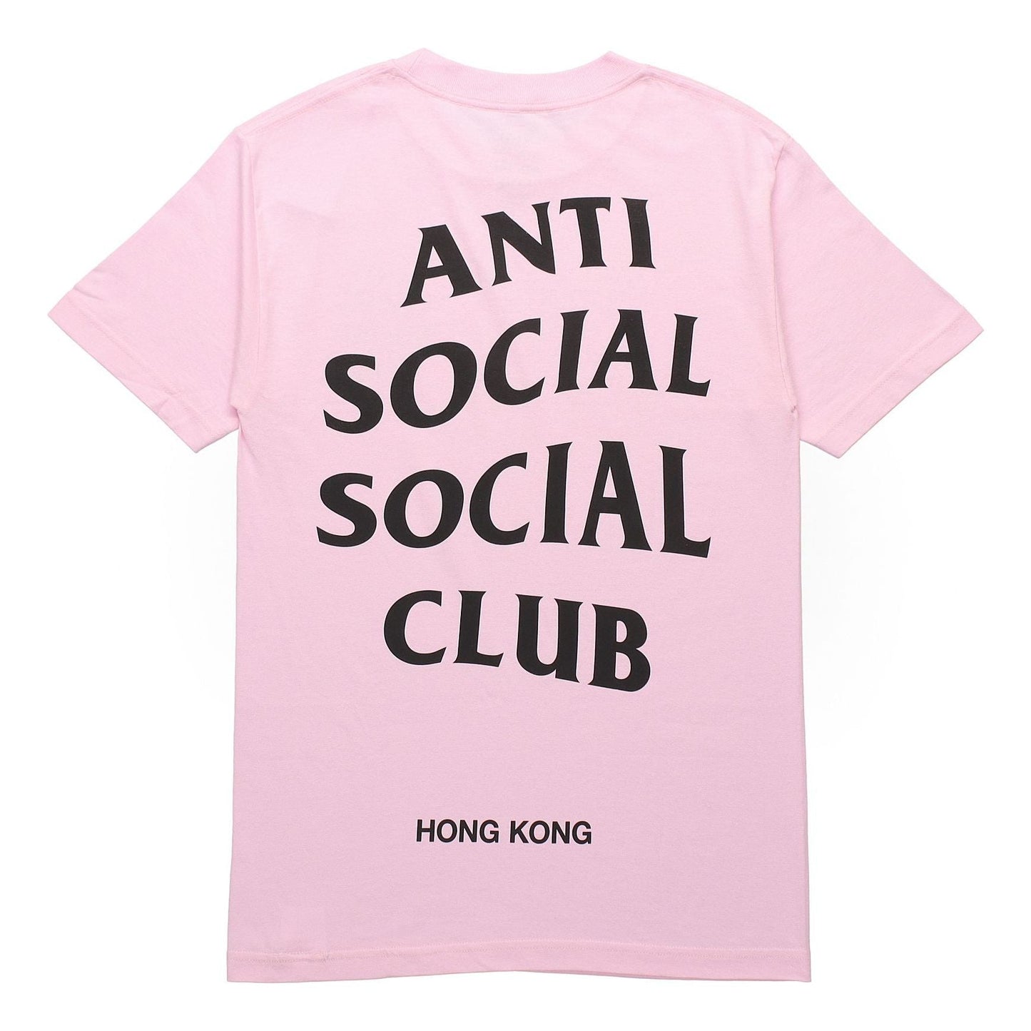 ANTI SOCIAL SOCIAL CLUB City Hong Kong Logo Short Sleeve Unisex Sakura Pink ASST267
