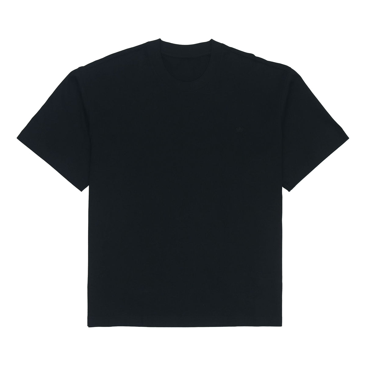 adidas originals Solid Color Loose Sports Short Sleeve Black H09172