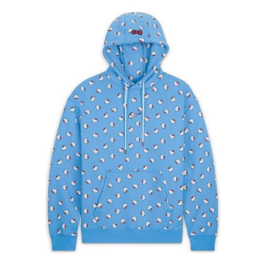 Nike x Hello Kitty Full Print Hoodie Asia Sizing 'Blue' DR5516-412