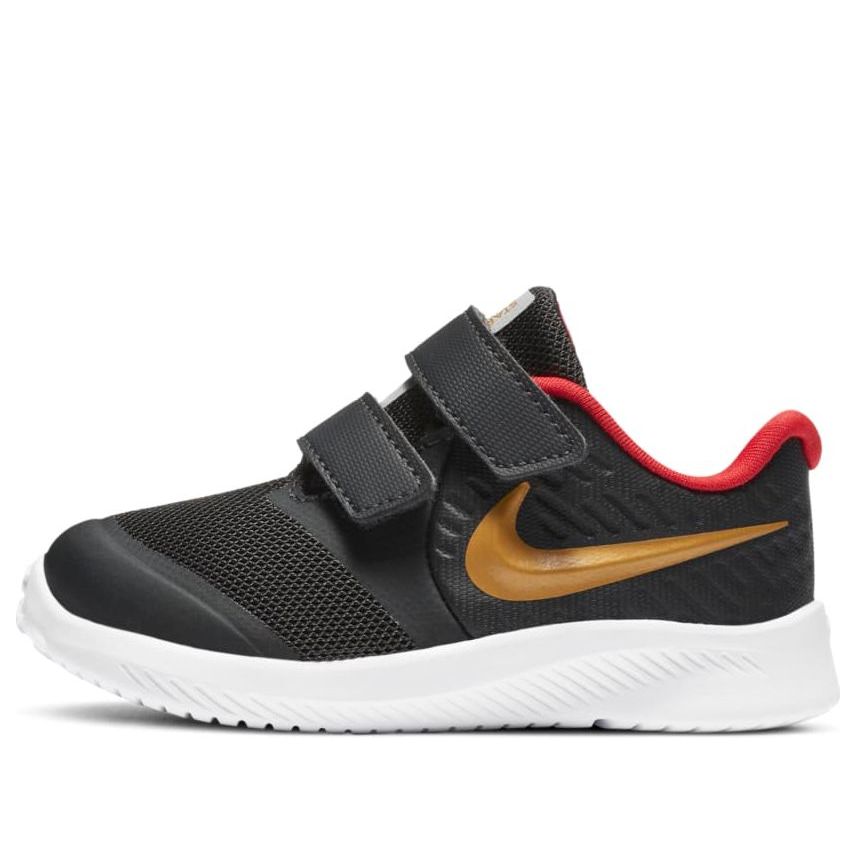 (TD) Nike Star Runner 2 Velcro 'Dark Smoke Grey Gold' AT1803-010