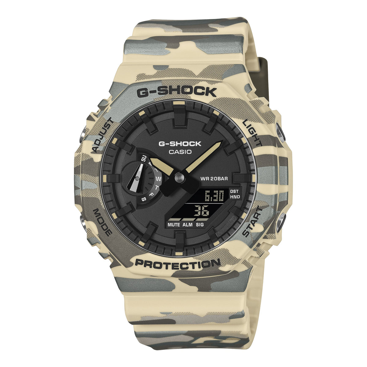 CASIO G-Shock Analog-Digital 2100 Series 'Camo' GA-2100CM-5A