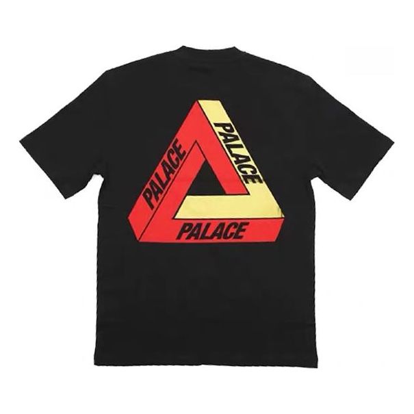 Men's PALACE Chi-ferg Tee Shanghai limited Chi-Ferg Pattern Printing Short Sleeve Black P17TS161