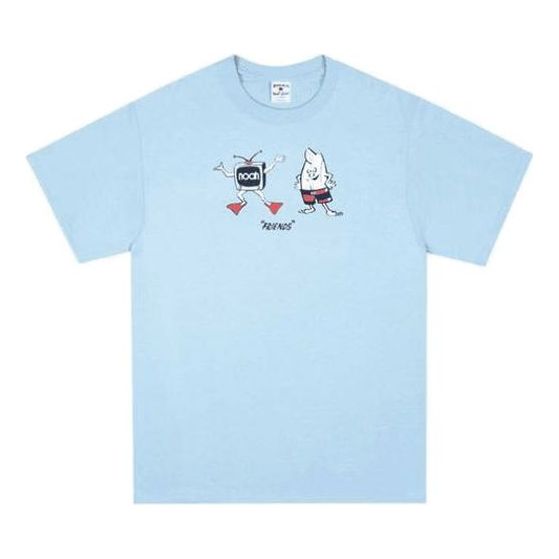 NOAH NYC Birdwell Friends Tee Crossover Small Short Sleeve Unisex Sky Blue T33SS20LBL