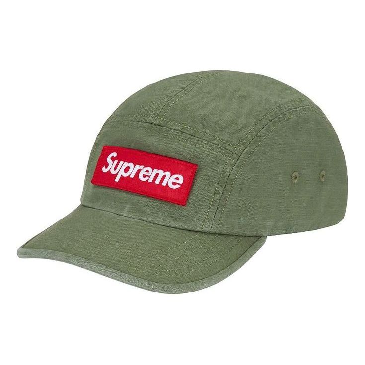Supreme Military Camp Cap 'Green Red White' SUP-FW20-122