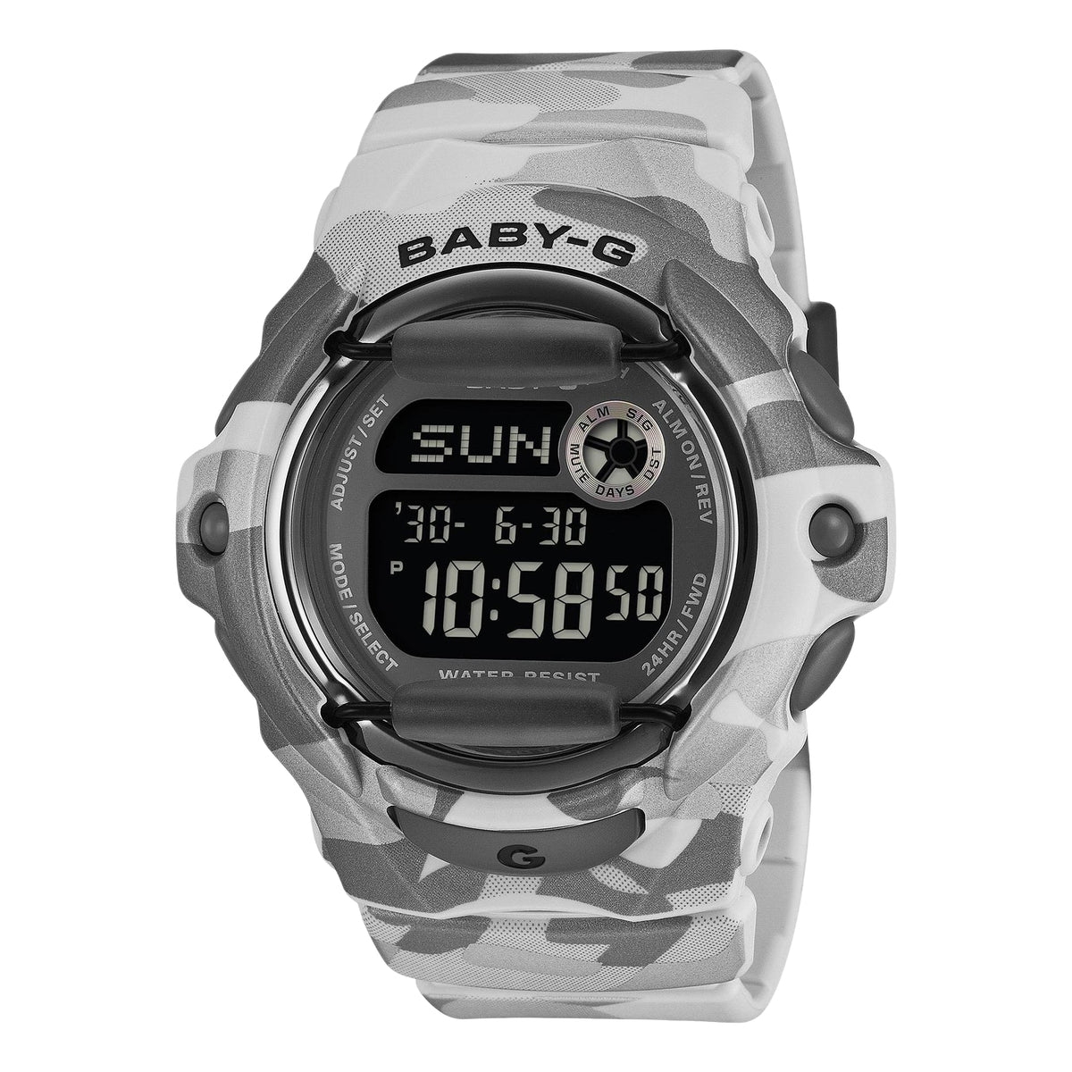 CASIO Baby-G BG-169 Series 'Grey Camo' BG-169CMB-8