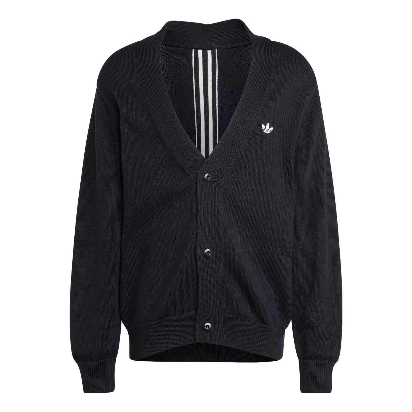 adidas Rifta Oversized Intarsia Cardigan 'Black' HZ0716