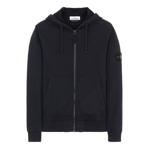 Men's STONE ISLAND Sleeve Zipper Blue 731564220-V0020