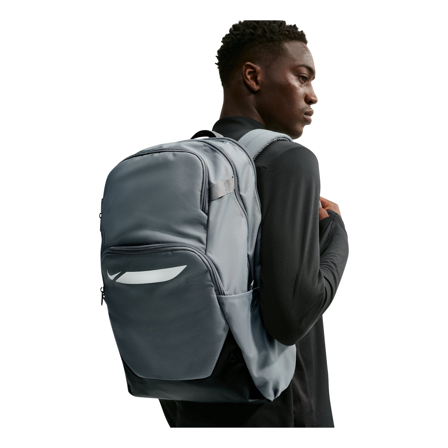 Nike Academy Soccer 30L Backpack 'Cool Grey Black White' IO0912-065