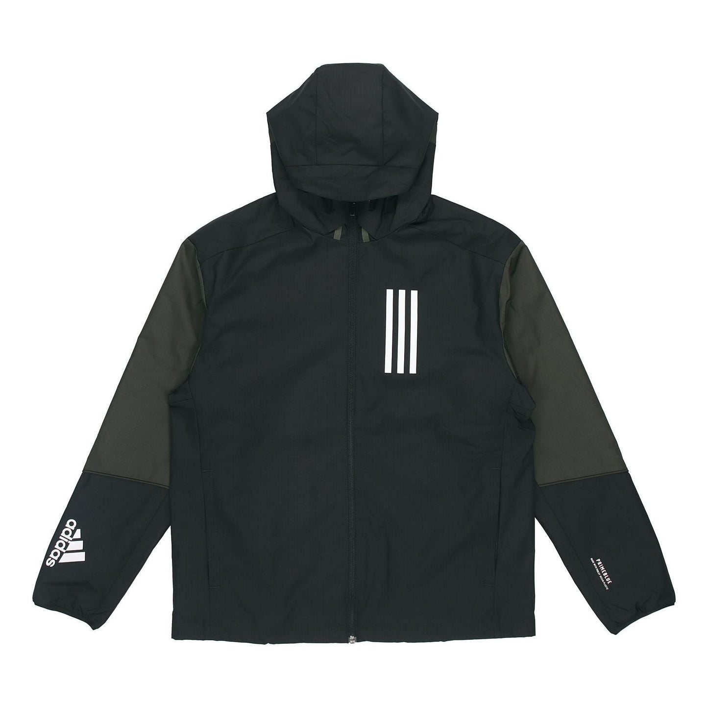 adidas WND Casual Sports hooded Windproof Jacket Black GF4023