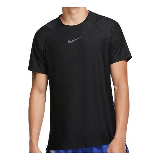 Nike Athleisure Casual Sports Breathable Round Neck Short Sleeve Black CU4990-010