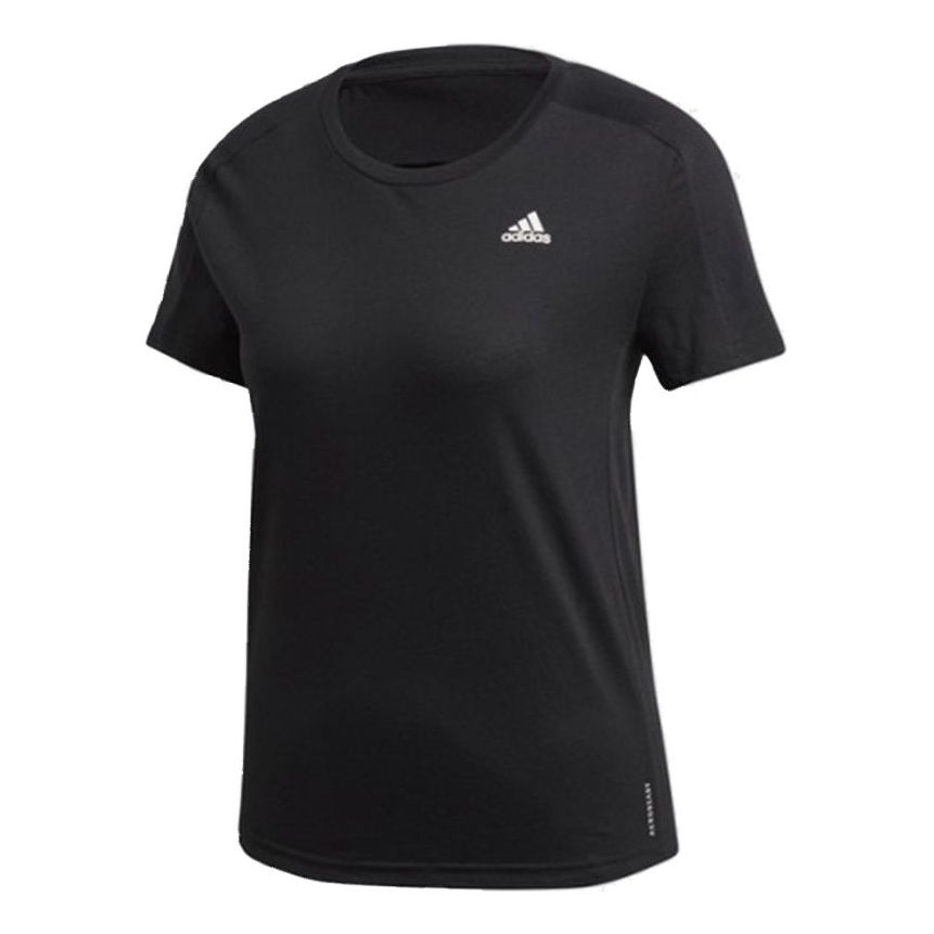 (WMNS) adidas Training Sports Running T-Shirts 'Black' GC6649