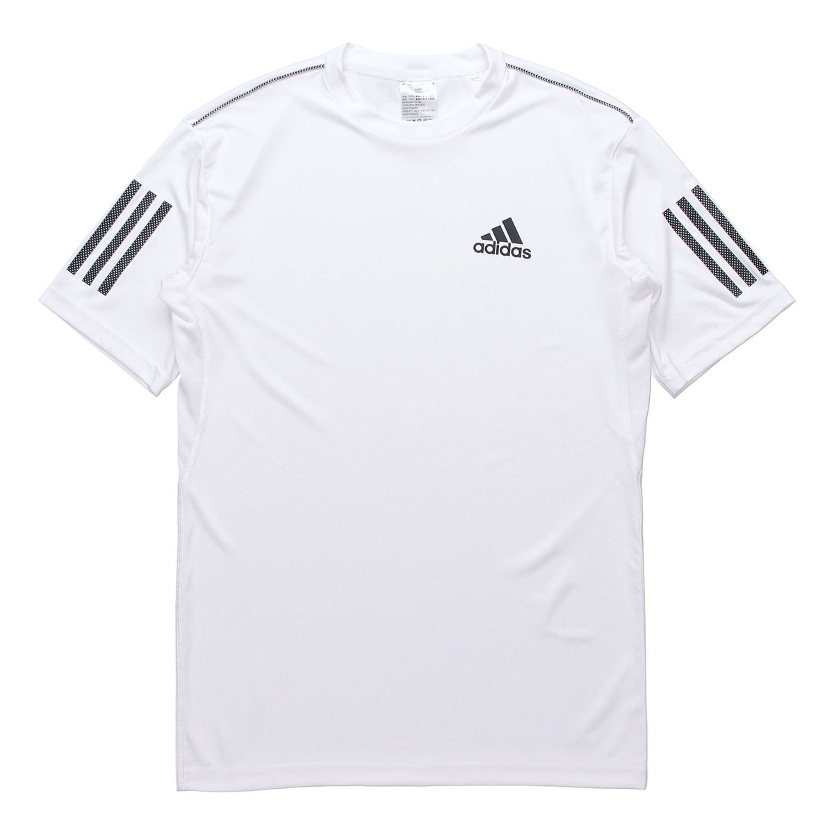 Men's adidas Club 3str Short Sleeve White T-Shirt DP2875