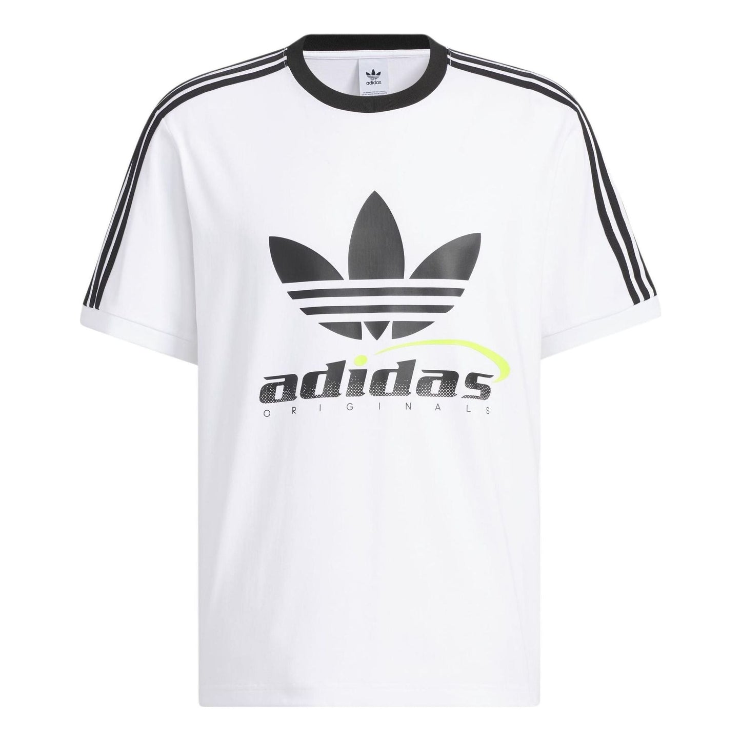 adidas Originals TFL Logo T-Shirt Asia Sizing 'White Black' IW6310