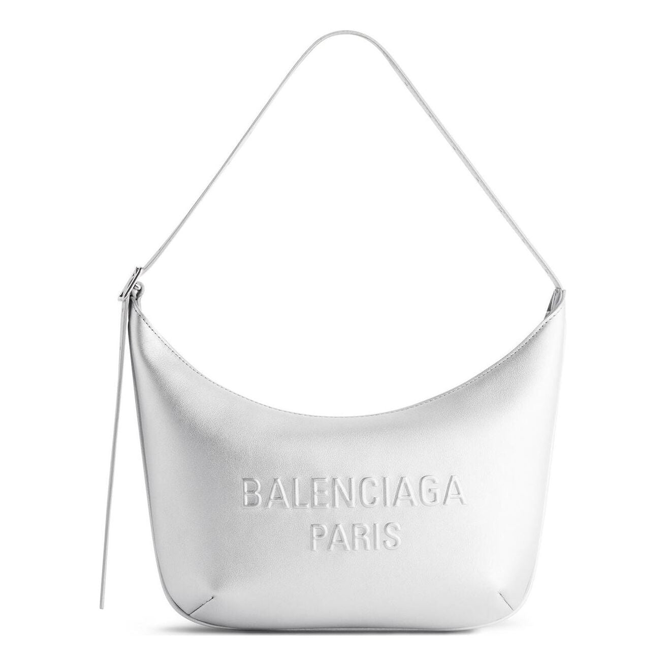 (WMNS) Balenciaga Mary-kate Sling Bag Metallized 'Silver' 7717332AAKE8110