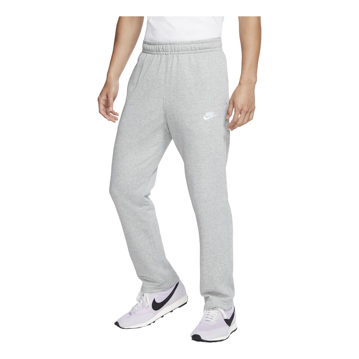Nike Sportswear NSW CLUB PANT OH FT Athleisure Casual Sports Breathable Long Pants light grey BV2714-063