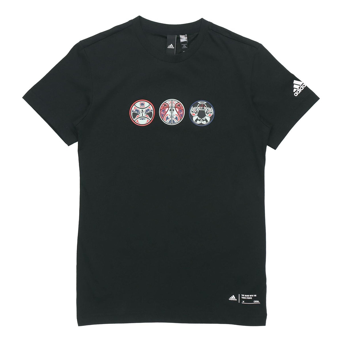 adidas GFX T CHINA Short-sleeve Tee Men Black FT2850