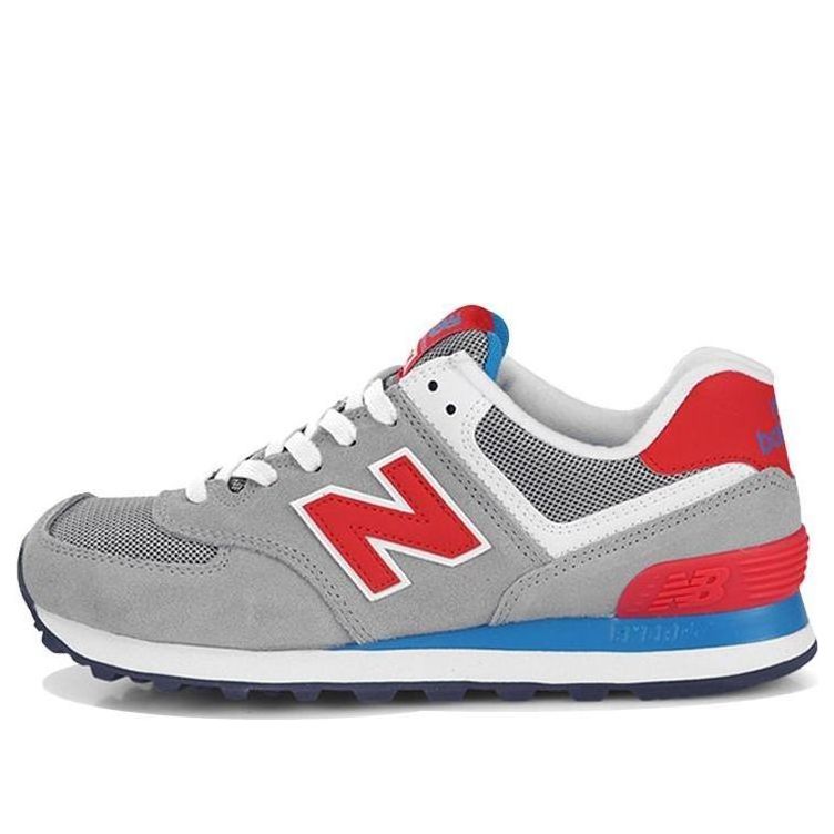 (WMNS) New Balance 574 'Light Grey Red' WL574MON