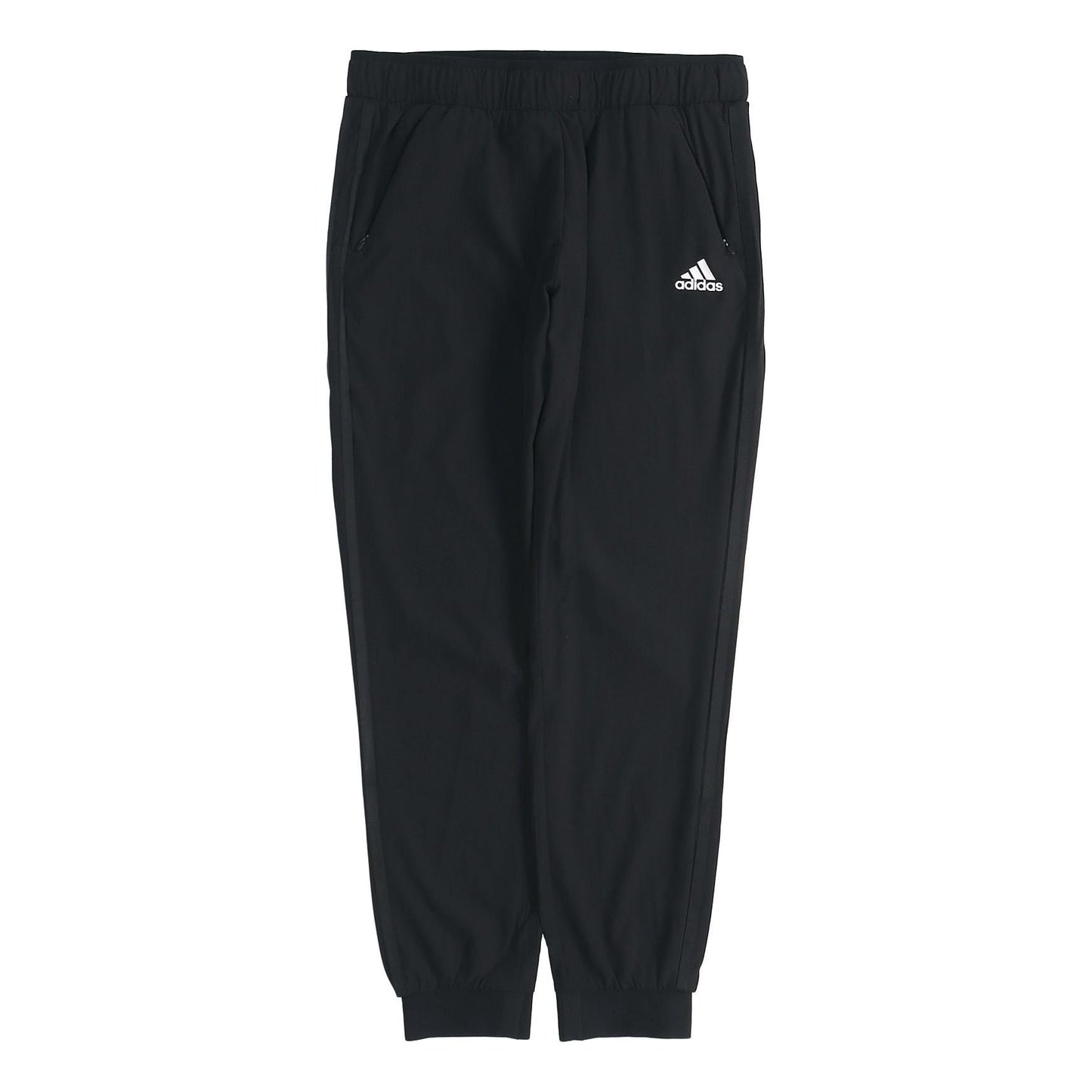 (WMNS) adidas 3-Stripe Ankle Tapered Knit Track Pants Asia Sizing 'Black' H50993