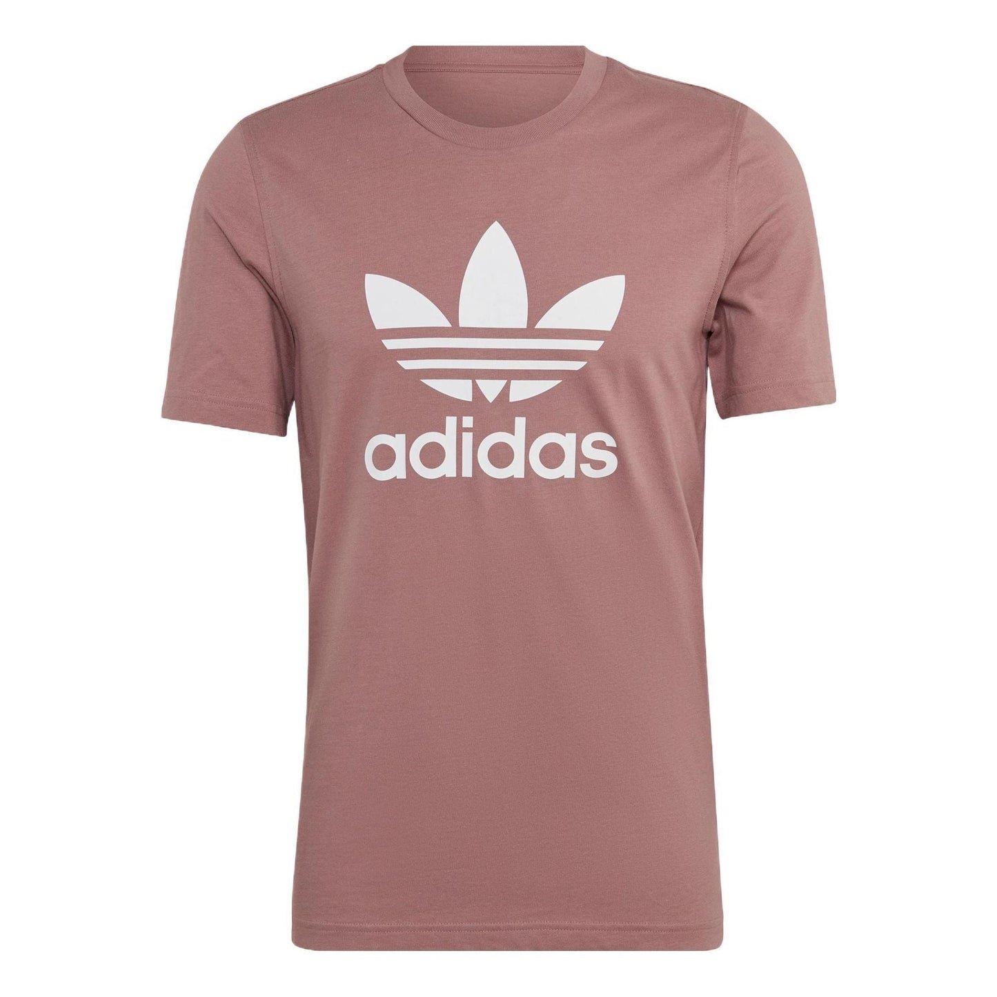 Men's adidas originals T-SHIRT Logo Sports Breathable Short Sleeve T Wine Red T-Shirt HN5446