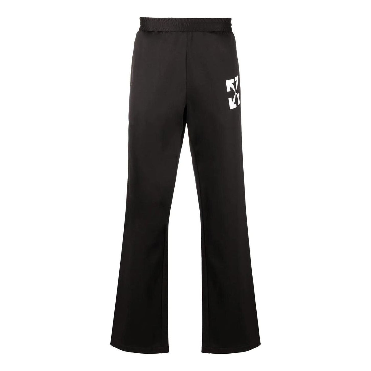 Men's Off-White FW22 Casual Arrow Pattern Sports Pants/Trousers/Joggers Black OMCJ018C99FAB0021001