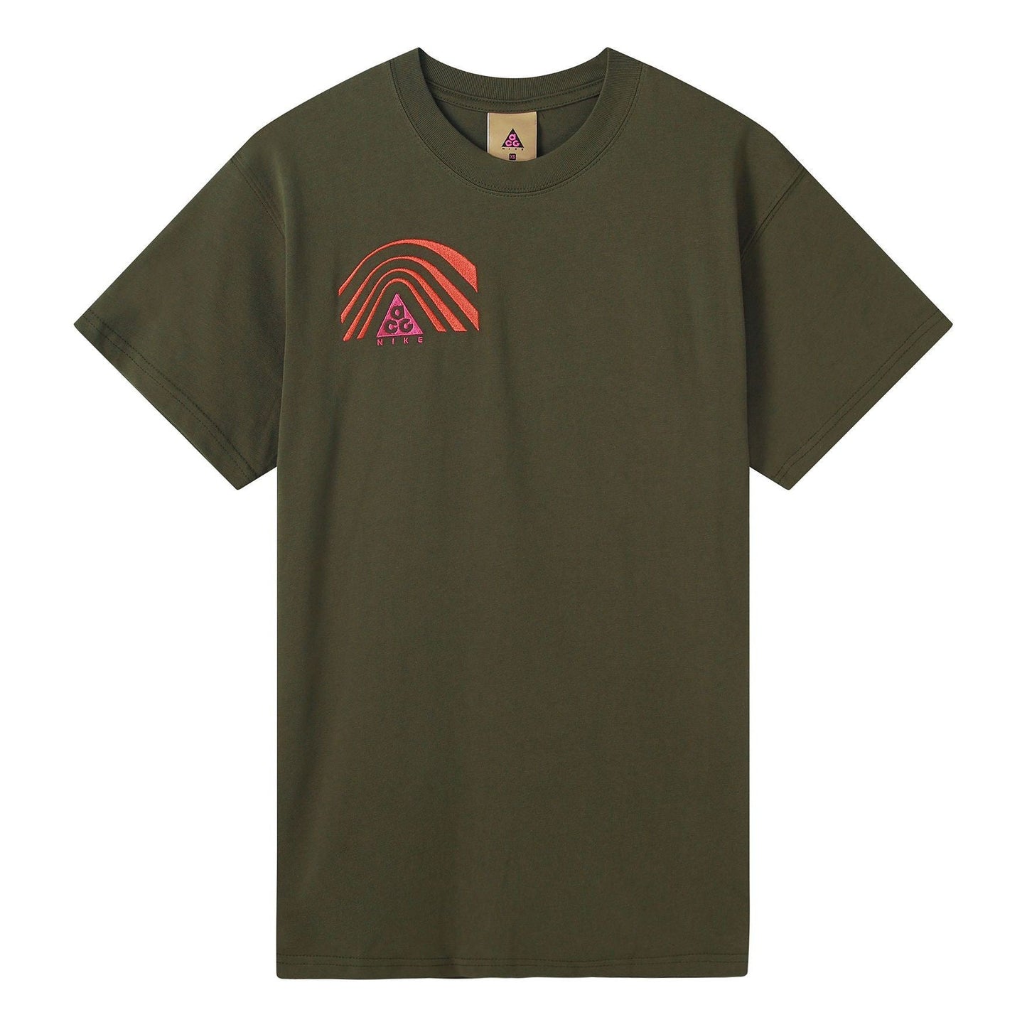 Nike x ACG Series Round Neck Sports Short Sleeve Green Army green CT4169-325