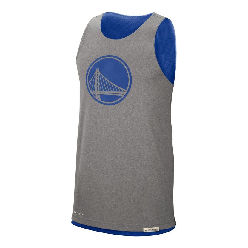 Nike NBA Golden State Warriors Standard Issue Jersey 'Gray' CN0711-495