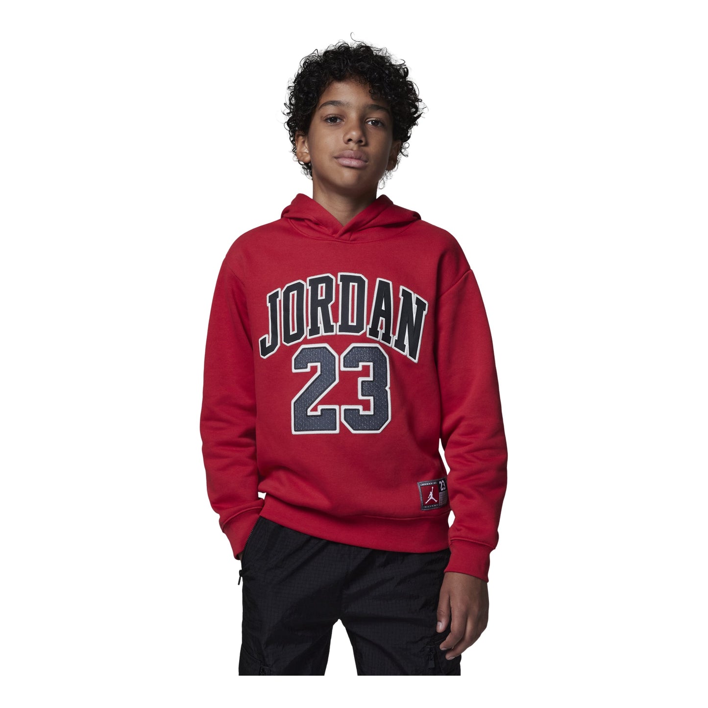 (PS) Air Jordan Fleece Pullover Hoodie 'Red' FV3203-687