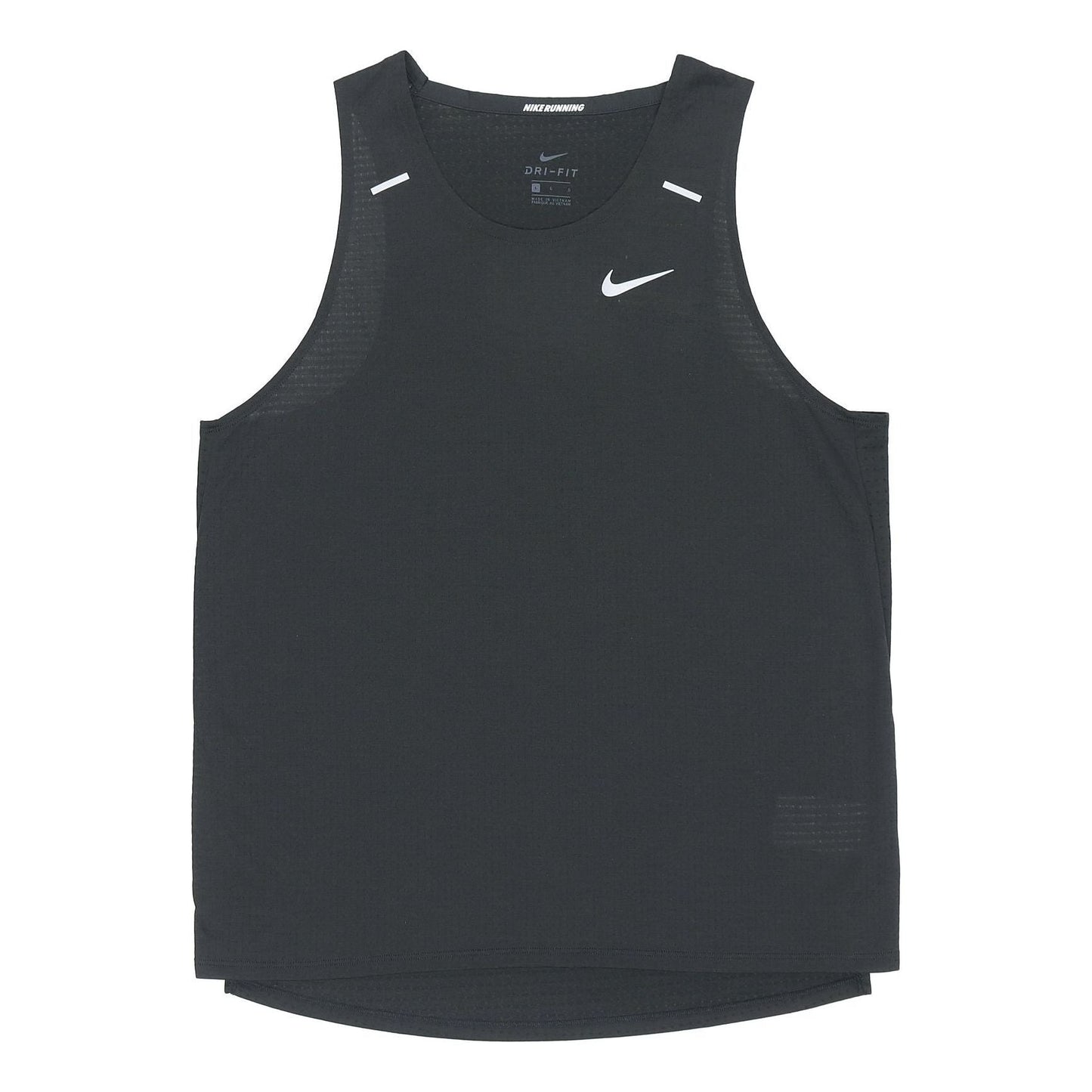 Nike Rise 365 Dri-fit Breathable Quick Dry Running Vest Black CJ5419-010