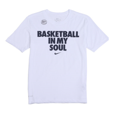 Nike Basketball Word Sports Short Sleeve White BQ3646-100