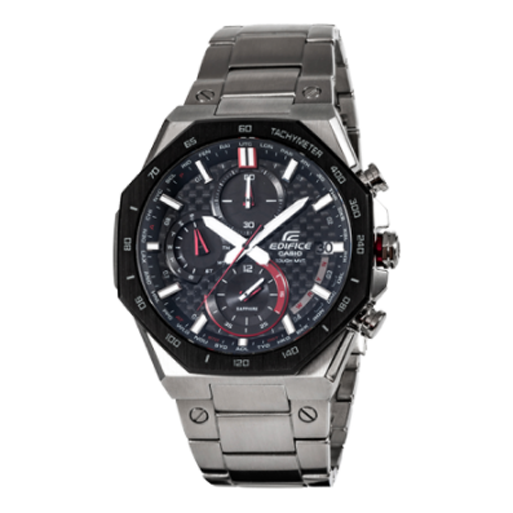 Casio Edifice Analog Octagon Watch 'Crystal Silver Black' EQW-A2100