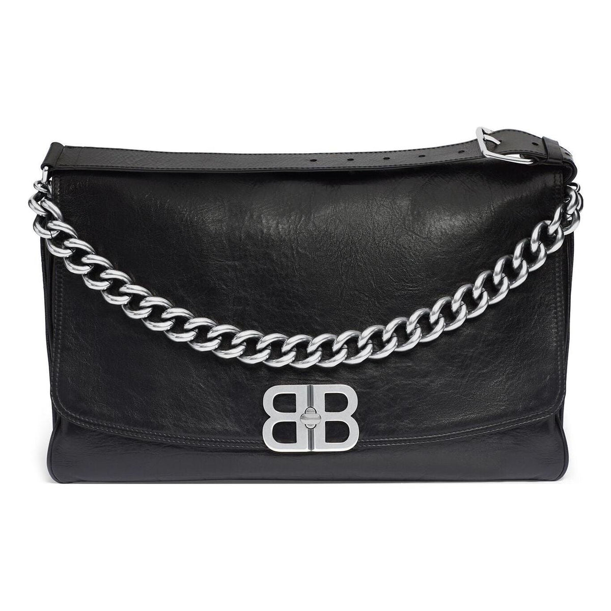 (WMNS) Balenciaga Bb Soft Large Flap Bag 'Black' 7484882AAI41000