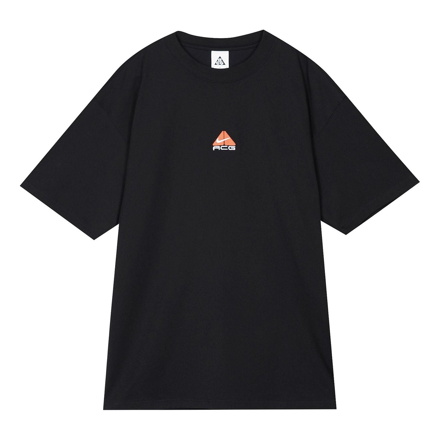 Nike x ACG Logo Embroidered Pattern Loose Round Neck Short Sleeve Black DQ1815-010