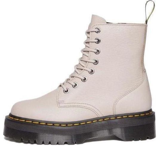 Dr. Martens Jadon III Pisa Leather Platform Boots 'Vintage Taupe' 31159348