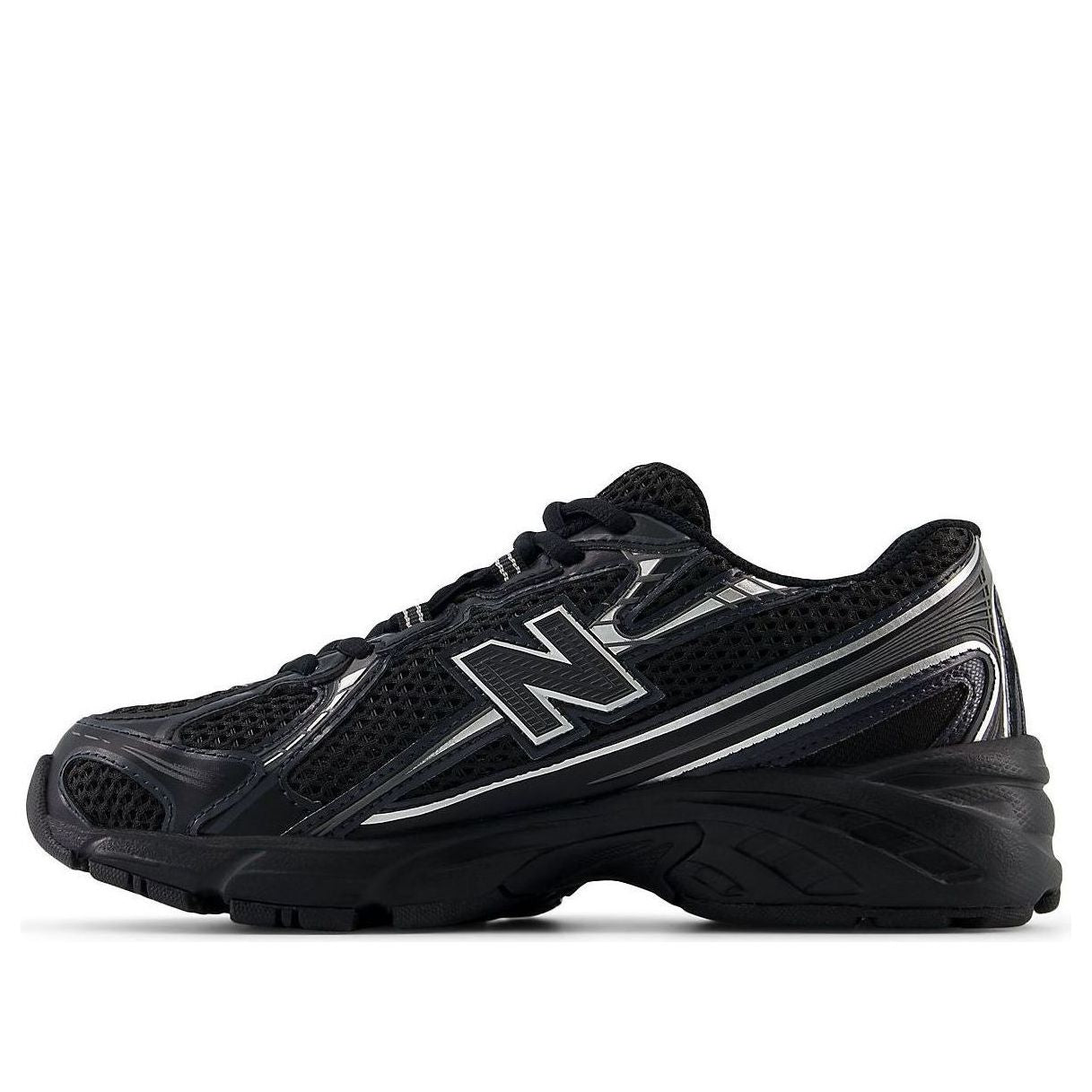 (GS) New Balance 740 'Black Silver Metallic' GR740BM
