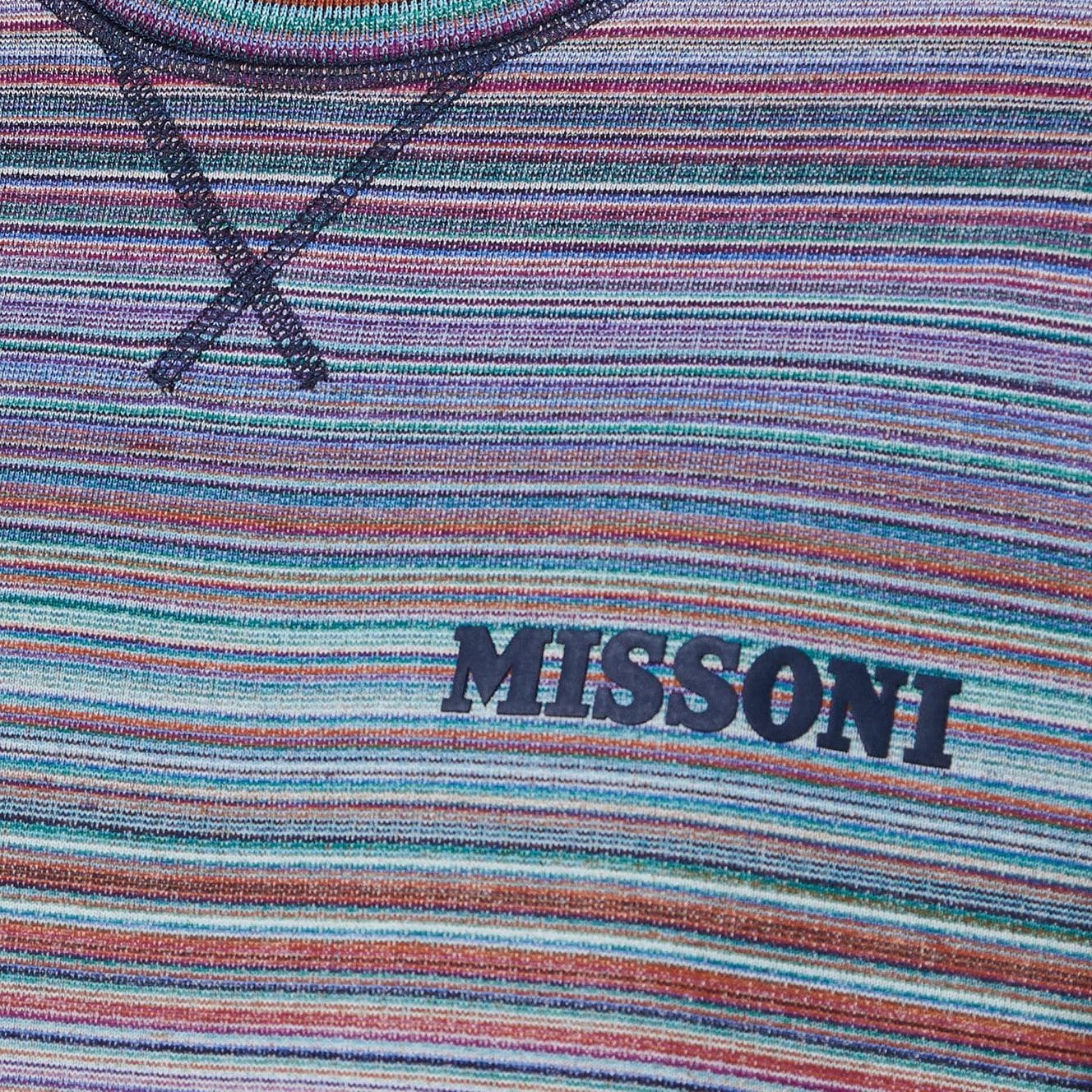 Missoni Multi Stripe Logo Sweatshirt