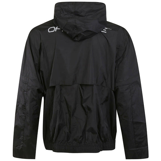Off-White Black Shell Logo Jacket
