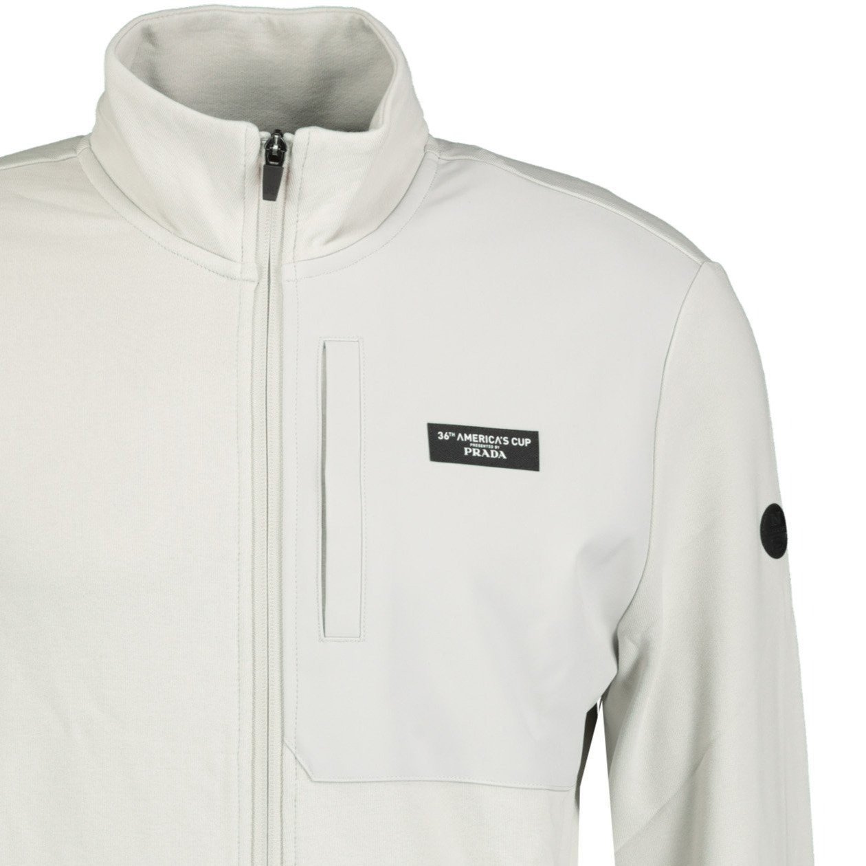 Prada x North Sails Grey Full Zip Sweatshirt