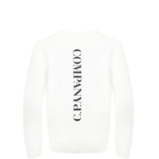 Kids CP Company White Logo Sweatshirt