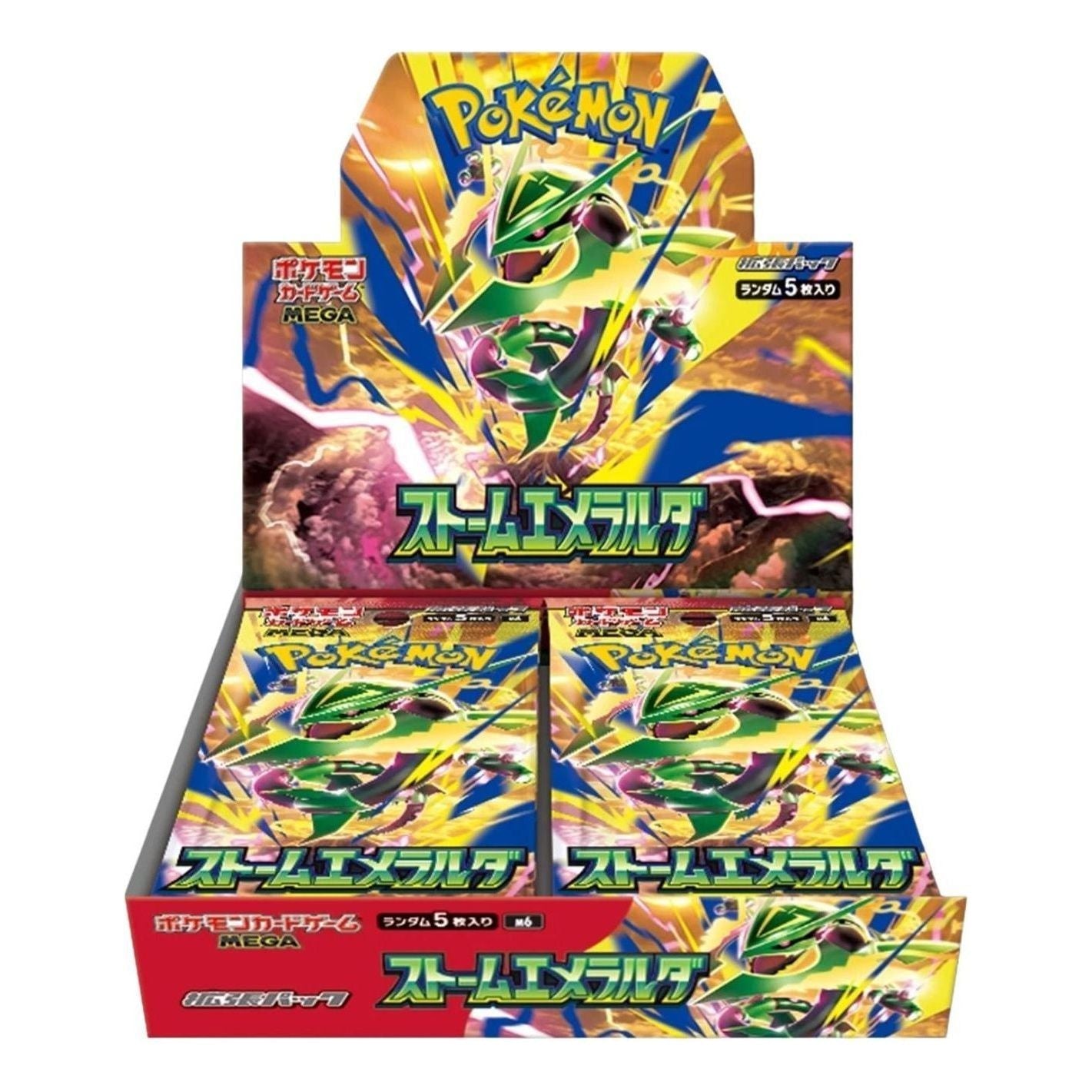 Pokemon Card JP MEGA Expansion Pack Box 'Storm Emeralda' PKMN-TCG-M6-846048