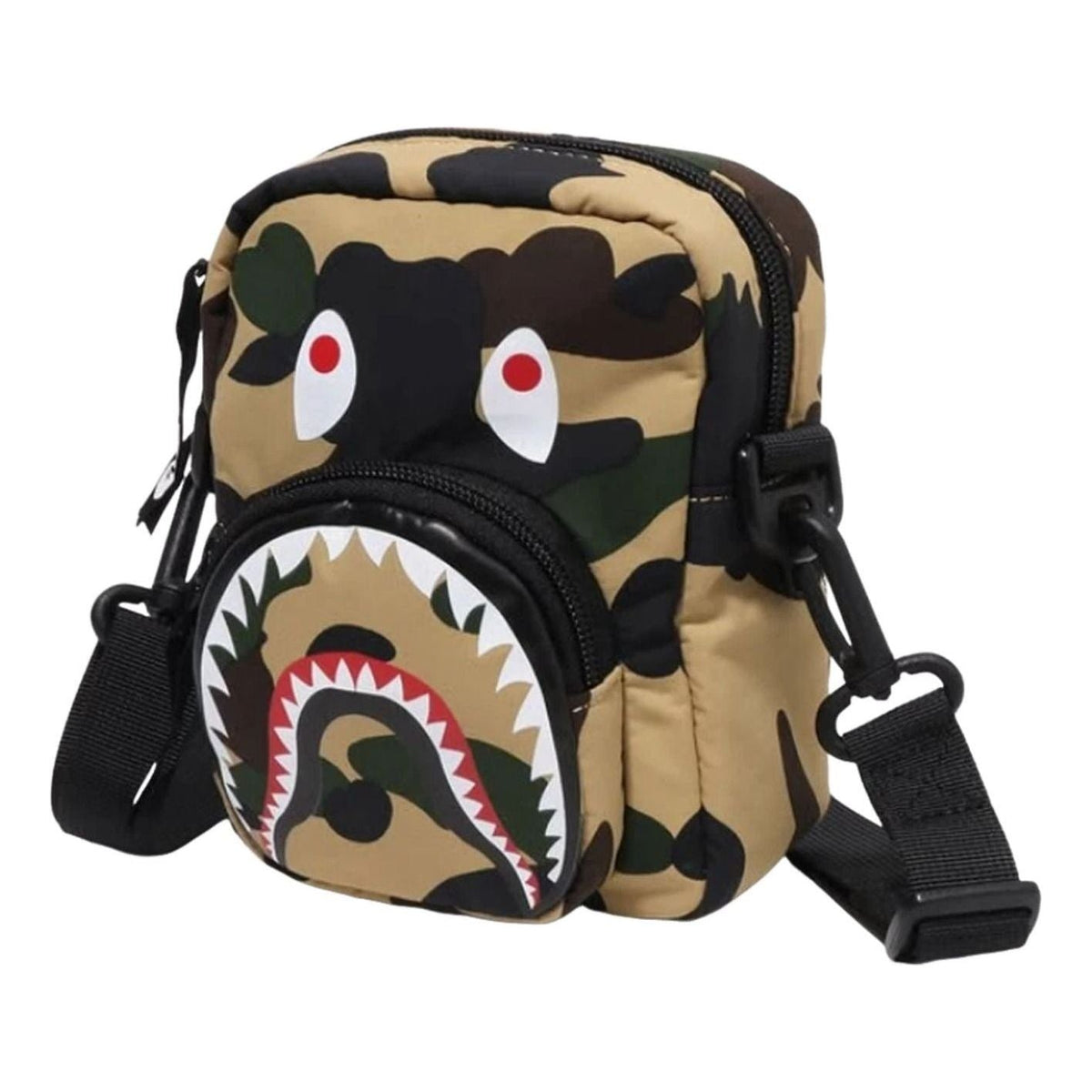 A Bathing Ape 1st Camo Shark Mini Bag 'Yellow' 1L30-190-021-YEL