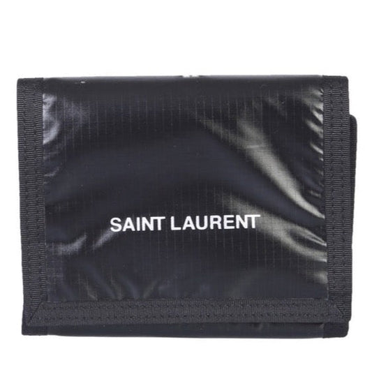Saint Laurent Black Logo Wallet