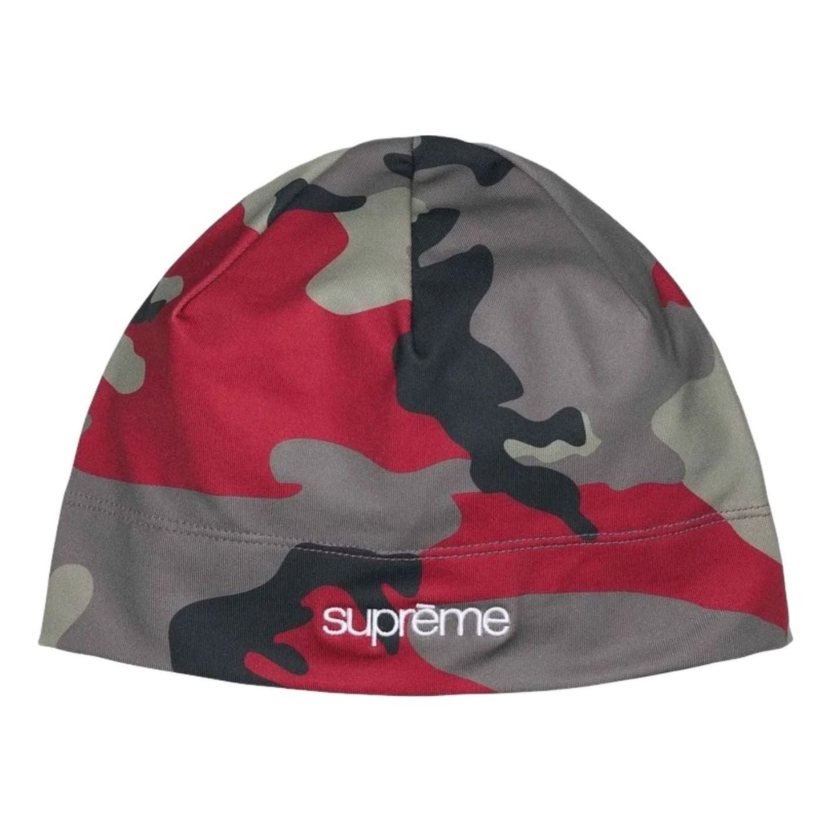 Supreme SS26 Base Layer Beanie 'Red Camo' SUP-SS26-1023-RMO