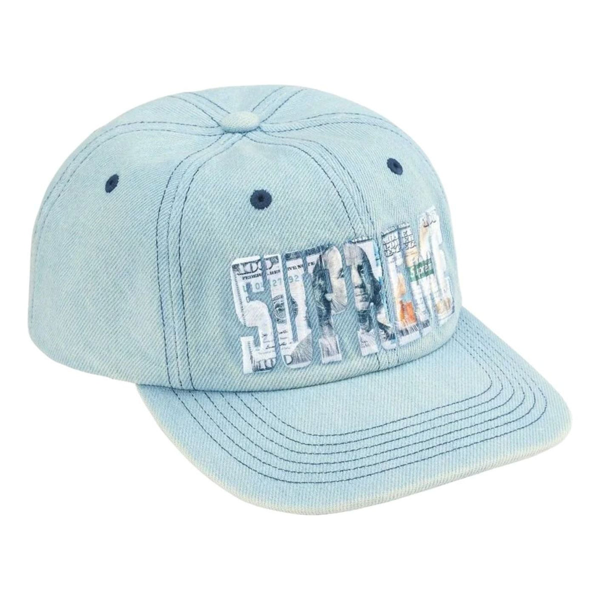Supreme SS26 Embroidered Money Logo 6-Panel 'Denim' SUP-SS26-1003-DNM