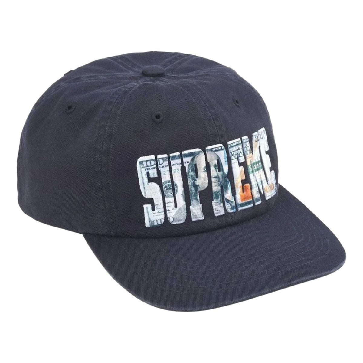 Supreme SS26 Embroidered Money Logo 6-Panel 'Navy' SUP-SS26-1003-NVY